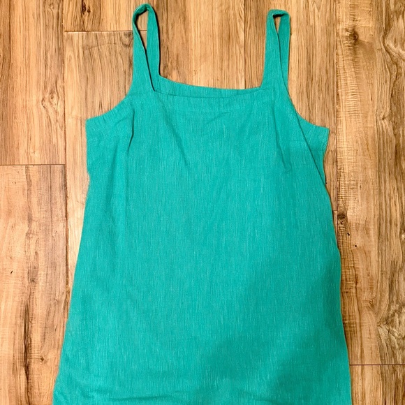 a new day Teal dress with pockets - Picture 3 of 4